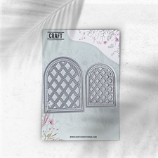 CraftAddictionUK Die - Stitched Lattice Layers / Arch